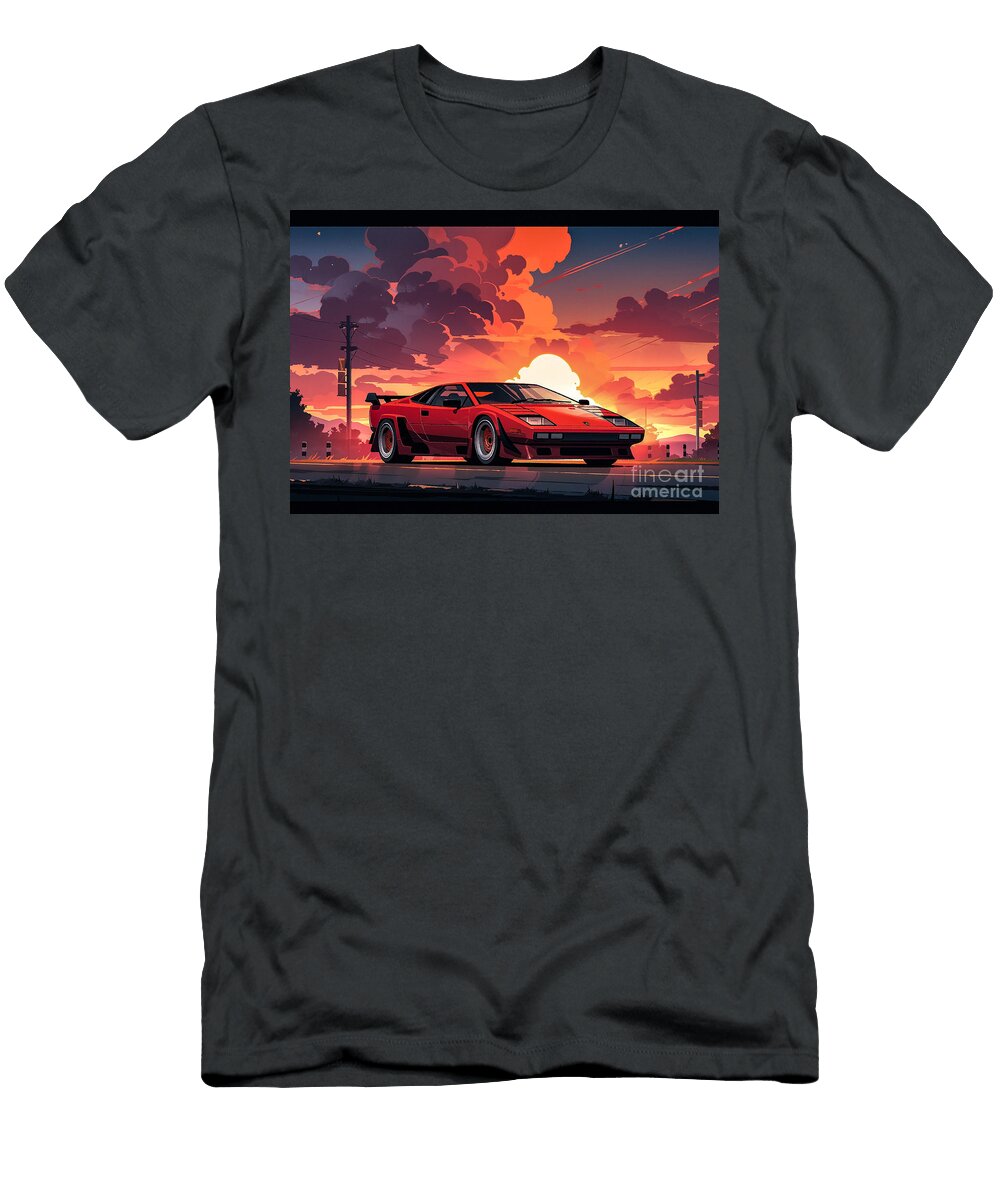 Super Car Lamborghini Diablo Vt 6 1 Destiney Sullivan T-Shirt