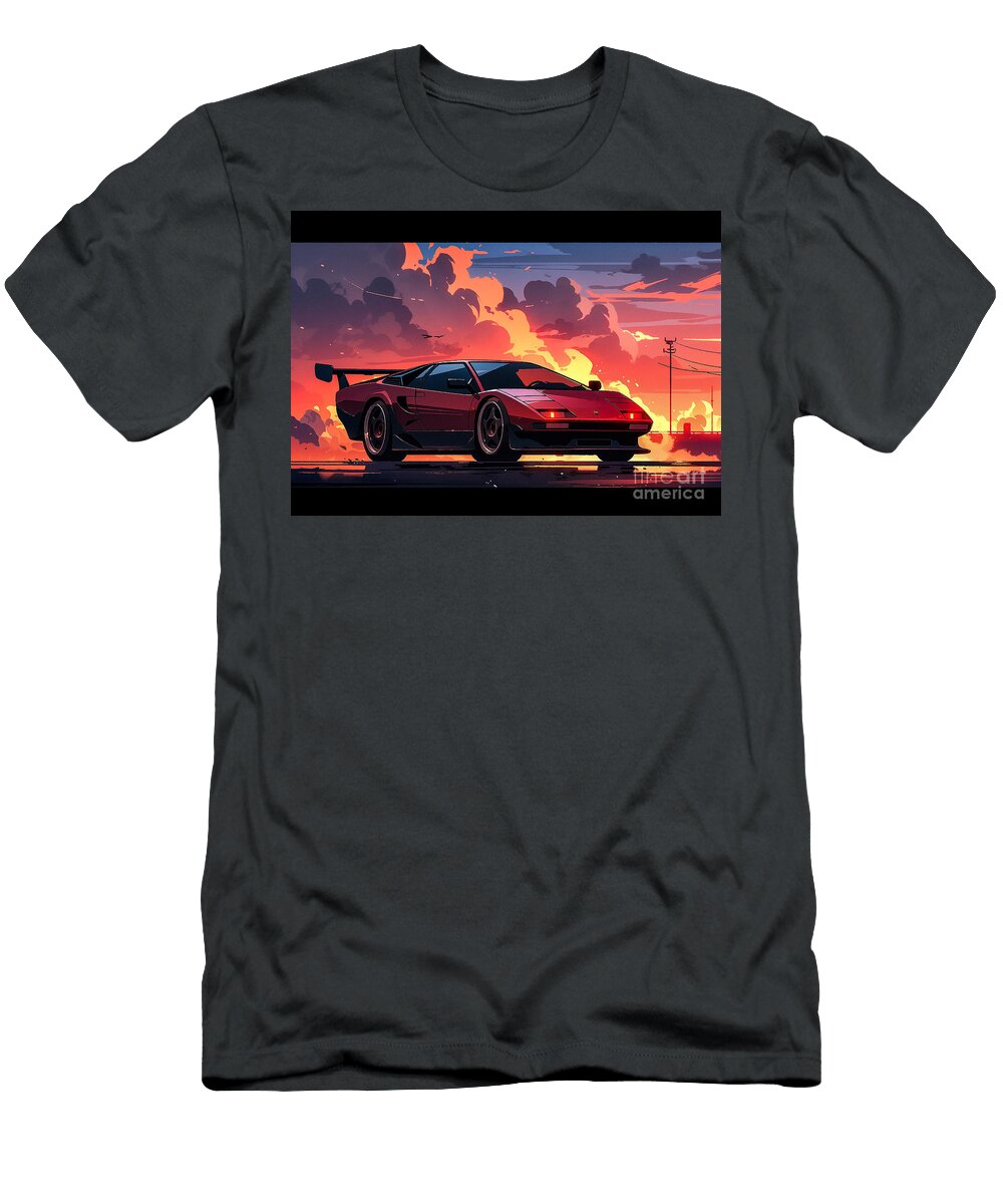Super Car Lamborghini Diablo Vt 6 3 Destiney Sullivan T-Shirt