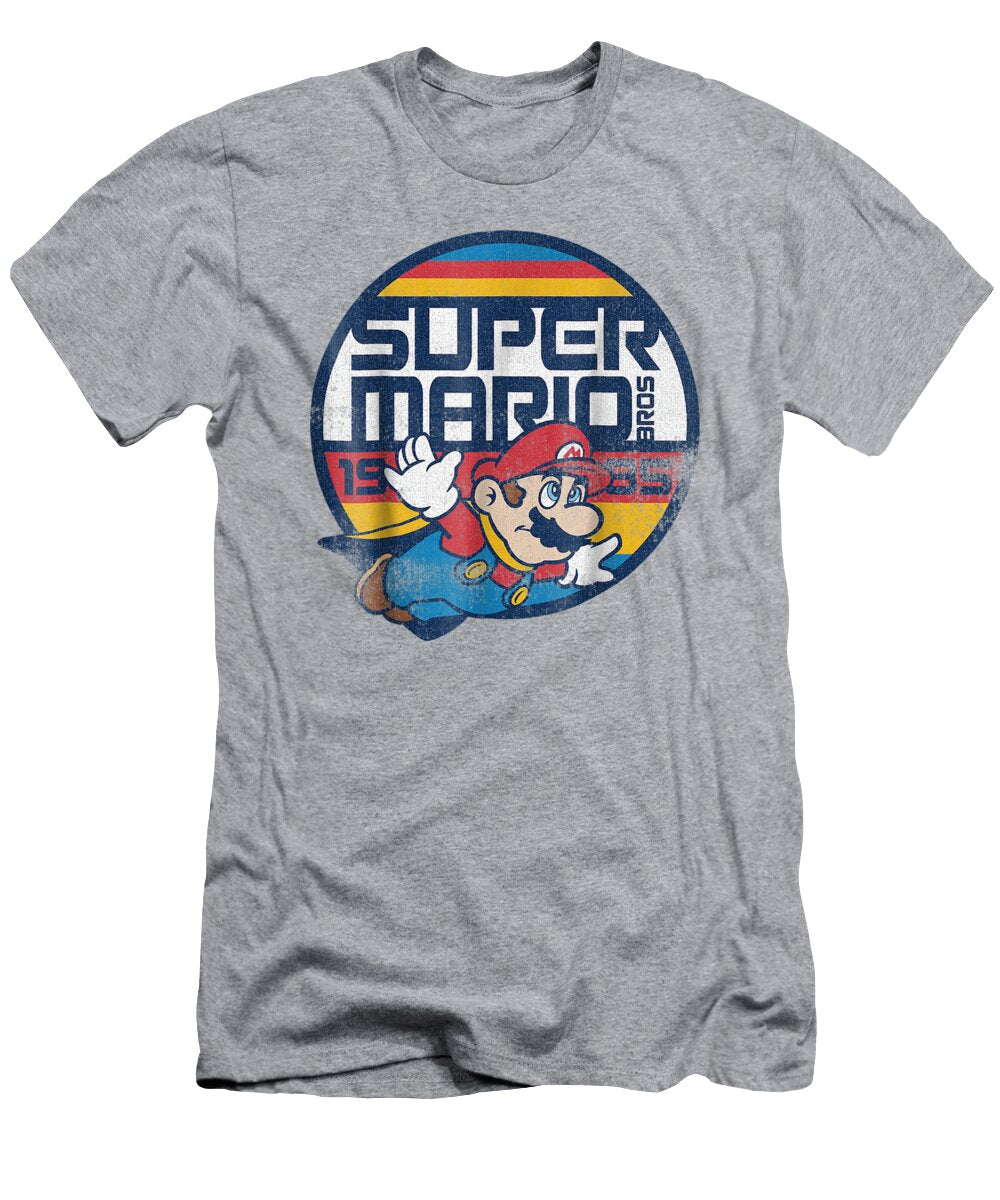 Super Mario Classic Retro Flying 1985 Graphic Alricv Anaum T-Shirt