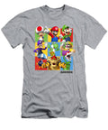 Super Mario Group Shot 3d Panels Mivaam Muna T-Shirt