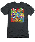 Super Mario Group Shot 3d Panels Radak Roark T-Shirt