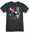 Super Mario Group Shot Grey Gamers Keianl Irene T-Shirt