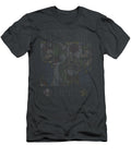 Super Mario Group Shot Retro Blinds Distressed Radak Roark T-Shirt