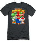 Super Mario Group Shot Team Awesome Mivaam Muna T-Shirt