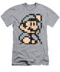Super Mario Little Mario 8bit Portrait Tomasw Liv T-Shirt
