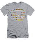 Super Mario Periodic Table of Characters Graphic Marsha Aerith T-Shirt