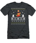 Super Mario Snow Level Ugly Christmas Lainiu Harli T-Shirt