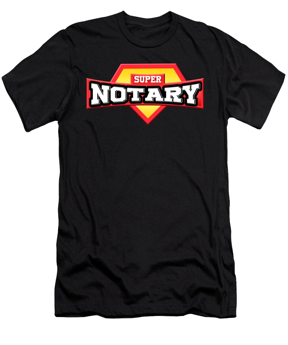 Super Notary Lawyer Notary Public Attorney Gift Thomas Larch T-Shirt