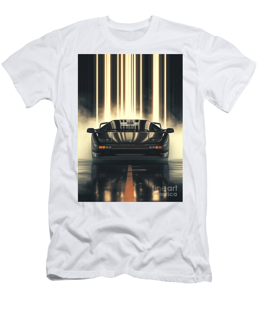 Supercar Lamborghini Diablo Se30 Clark Leffler T-Shirt