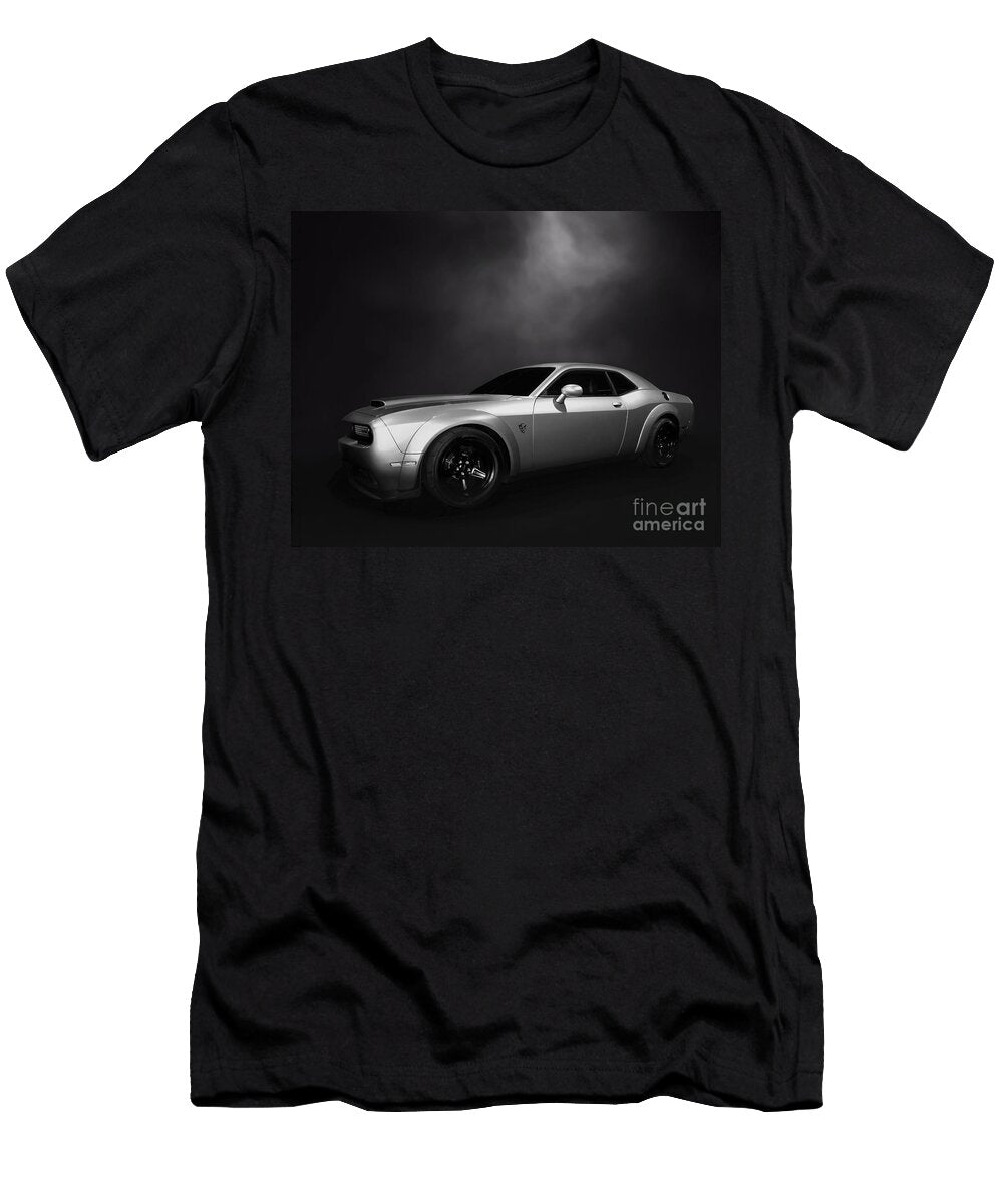 Supercharged Dodge Challenger Demon Thomas Burtney T-Shirt