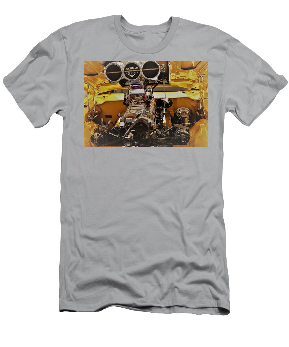 Supercharged Z28 Engine Block Christopher James T-Shirt
