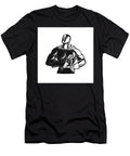 Superhero Plumber with Wrench Woodcut Aloysius Patrimonio T-Shirt