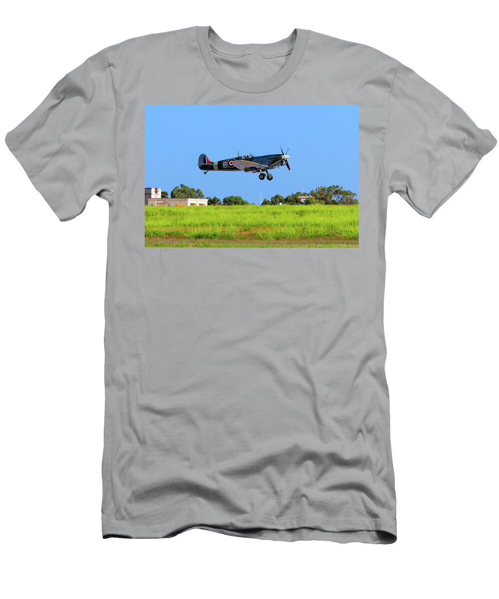 Supermarine Spitfire Landing William Attard Mccarthy T-Shirt