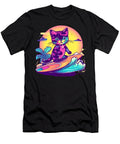 Surfing Cat Beach Vibes Sweet Birdie Studio T-Shirt