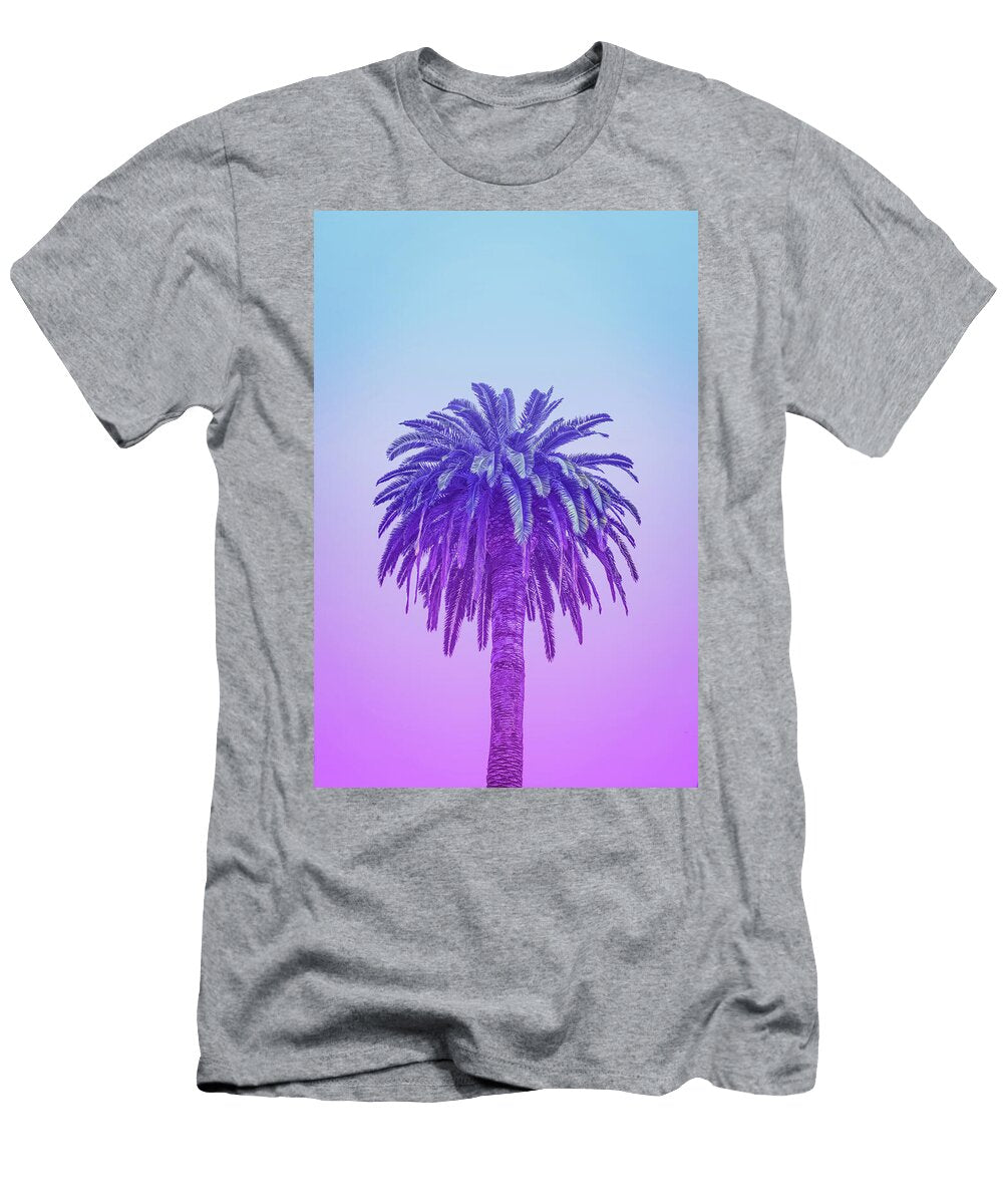 Surreal Palm Tree with Gradient Sky John Taylor T-Shirt