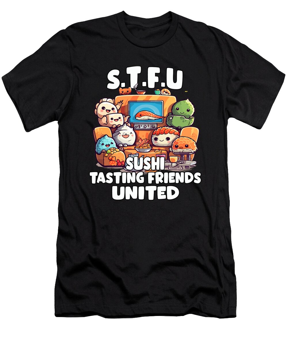 Sushi Otaku for Anime and Japan Fans Benjamin Burkert T-Shirt