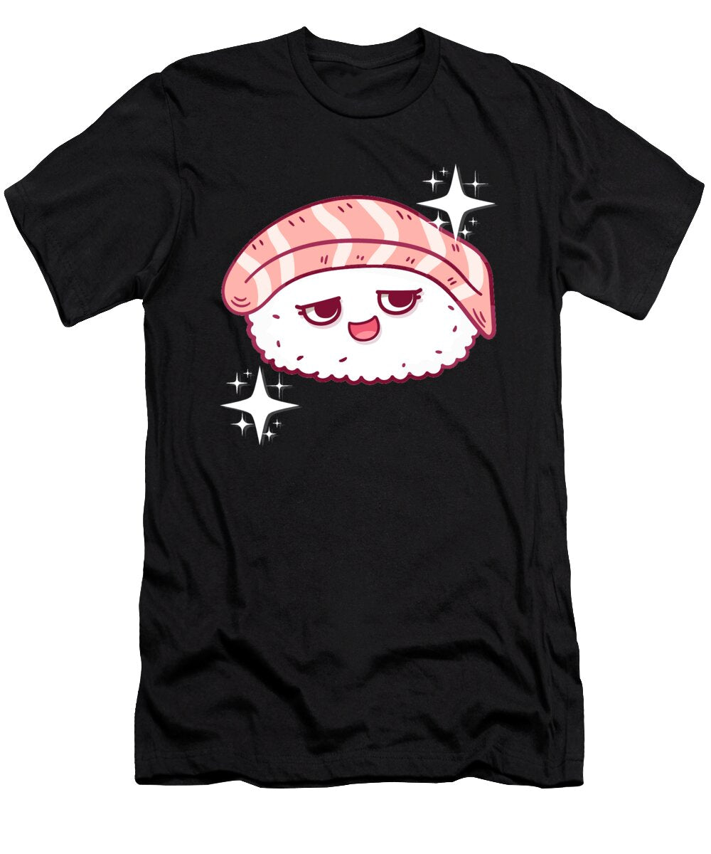 Sushi Rice Fish Kawaii Food Manuel Schmucker T-Shirt