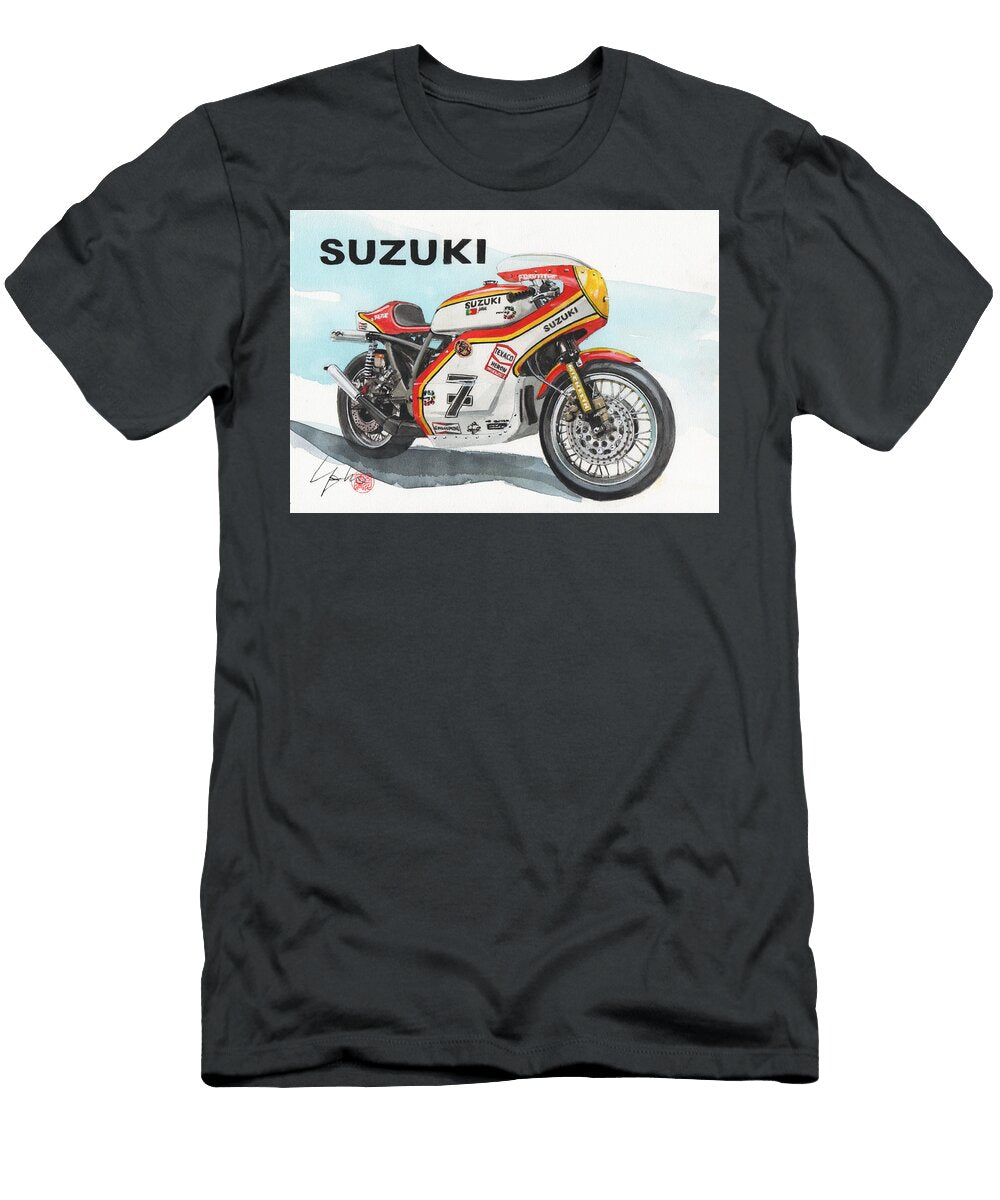 Suzuki Racing Bike Yoshiharu Miyakawa T-Shirt