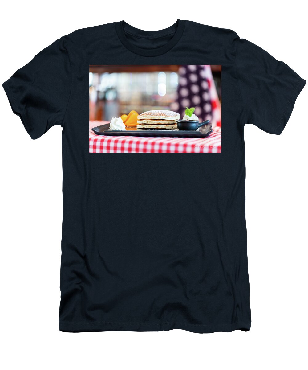 Sweet Pancakes in American Restaurant Michal Bednarek T-Shirt