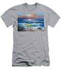 Swell At Sunset Sea Italian Painting Mario Smeraglia T-Shirt
