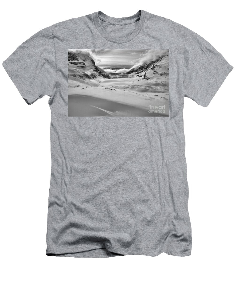 Swoosh in the Drift Black and White Adam Jewell T-Shirt