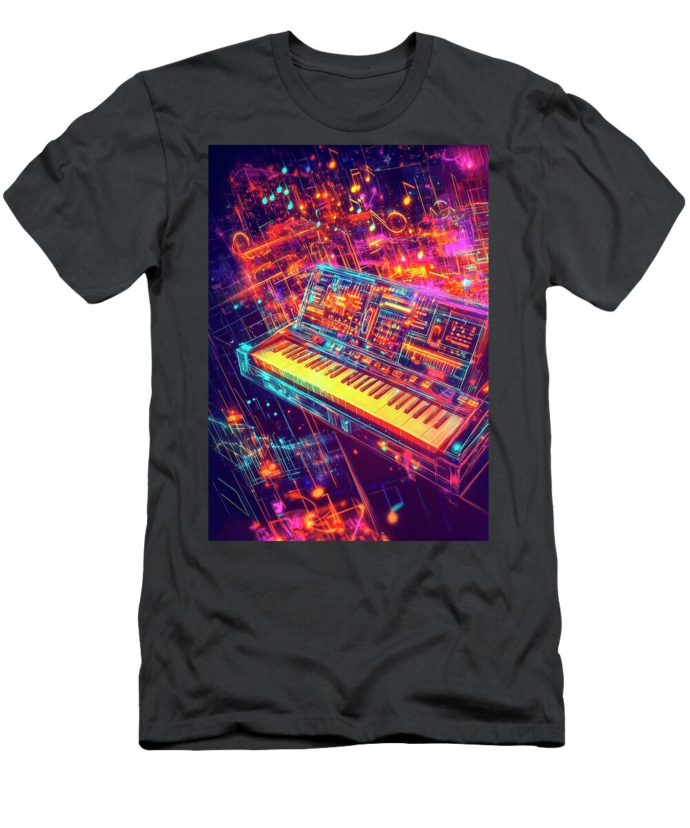 Synthwave Electronic Music Art Cortez Schinner T-Shirt