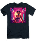 Synthwave Josephine Baker Gumbo Media T-Shirt