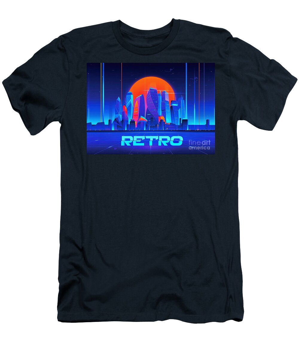 Synthwave Neon City 4 Evie Keeley T-Shirt