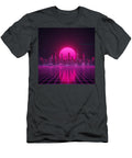 Synthwave Neon Horizon Retro 80s Pulse Corbin Henry T-Shirt