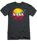 Synthwave Outrun 80s NASA Logo Emblem Trending Graphic Cool Summe Isabella Hamilton T-Shirt