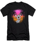 Synthwave Palm Trees Wildlife Animal 80s Art Koala Vaporwave Dhbubble T-Shirt