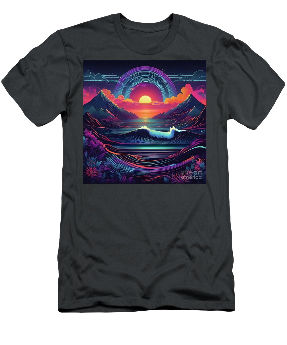 Synthwave Sen Tinel T-Shirt