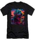 Synthwave Shih Tzu Retrowave Colorful Retro 80s Dog Graphic Dhbubble T-Shirt