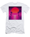 Synthwave Summer Retro 80s Neon Landscapes 372 Benito Del Ray T-Shirt