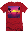 Synthwave Summer Retro 80s Neon Landscapes 375 Benito Del Ray T-Shirt
