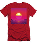 Synthwave Summer Retro 80s Neon Landscapes 377 Benito Del Ray T-Shirt
