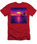Synthwave Summer Retro 80s Neon Landscapes 381 Benito Del Ray T-Shirt