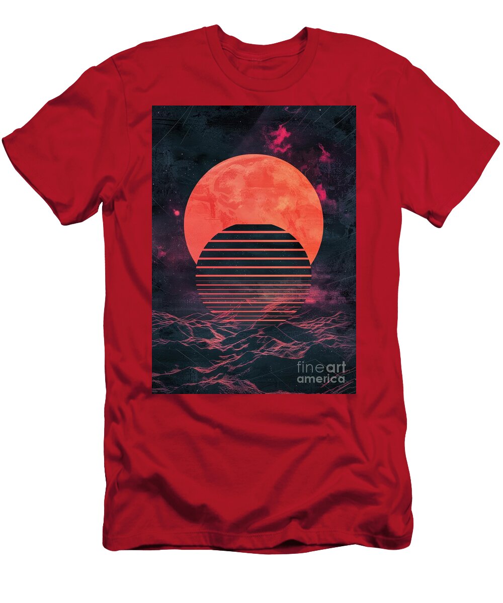 Synthwave Sunrise Lauren Blessinger T-Shirt