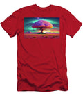 Synthwave Tree Psychoshadow Art T-Shirt