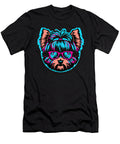 Synthwave Yorkshire Terrier 90s 80s Dog Cool Yorkie Dhbubble T-Shirt
