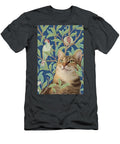 Tabby Cat with Bird Zelda Tessadori T-Shirt
