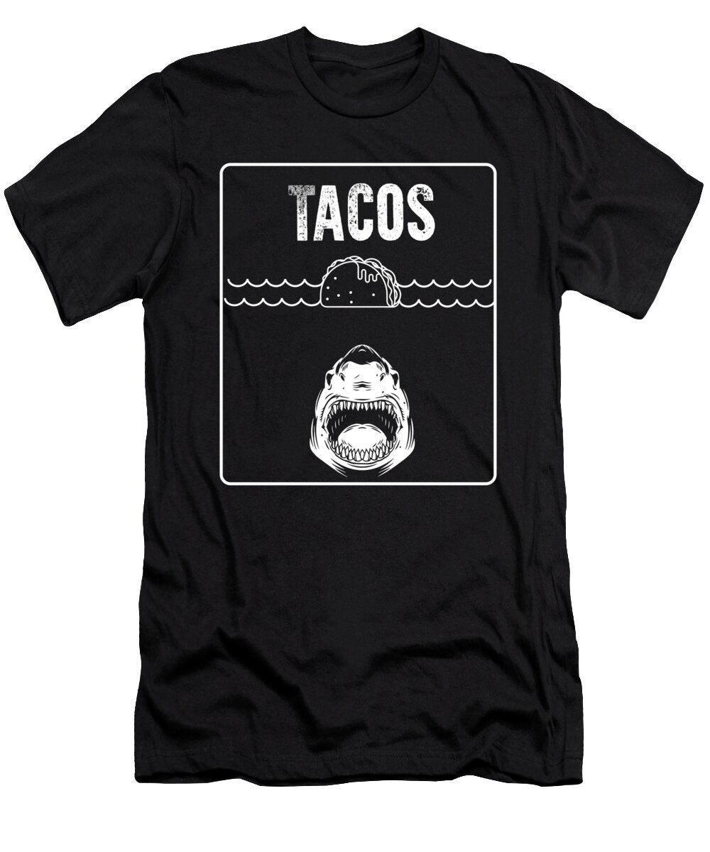 Taco Shark Cute Tacos Cinco De Mayo Mexican Gift Idea Jan Deelmann T-Shirt