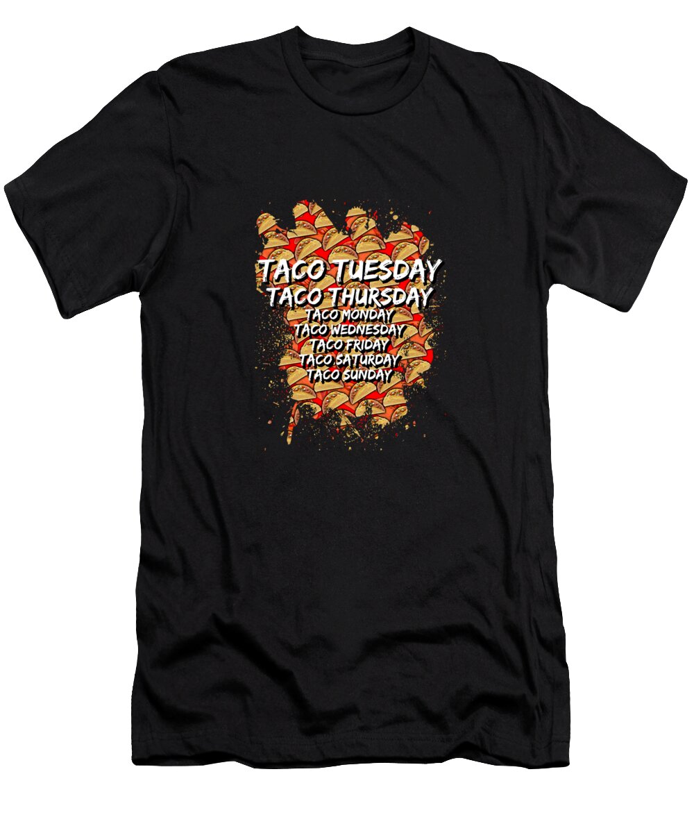 Tacos Everyday Gold Target T-Shirt