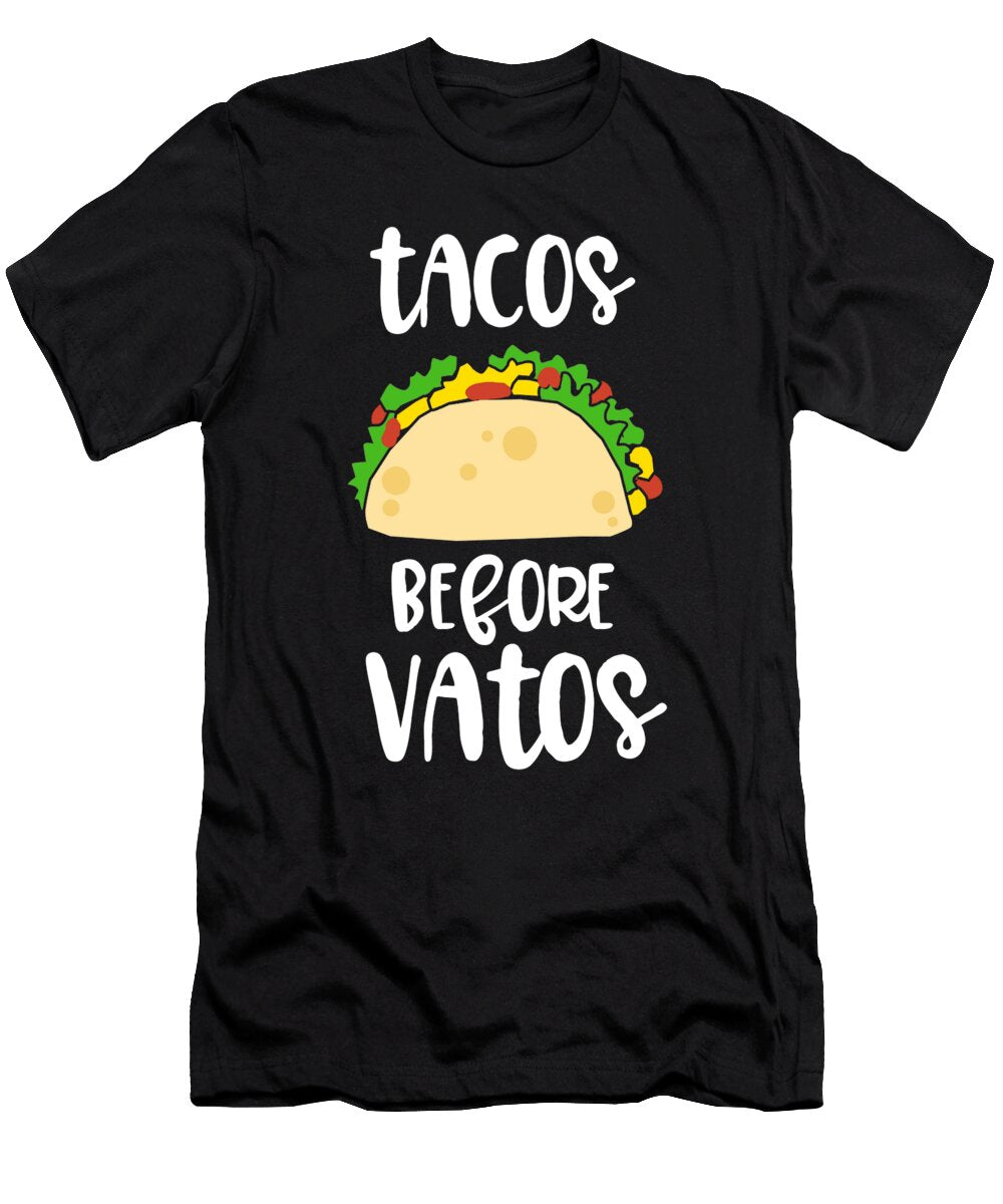 Tacos Mexico Mexican Food Nachos Recipe Food Lovers Gift Thomas Larch T-Shirt