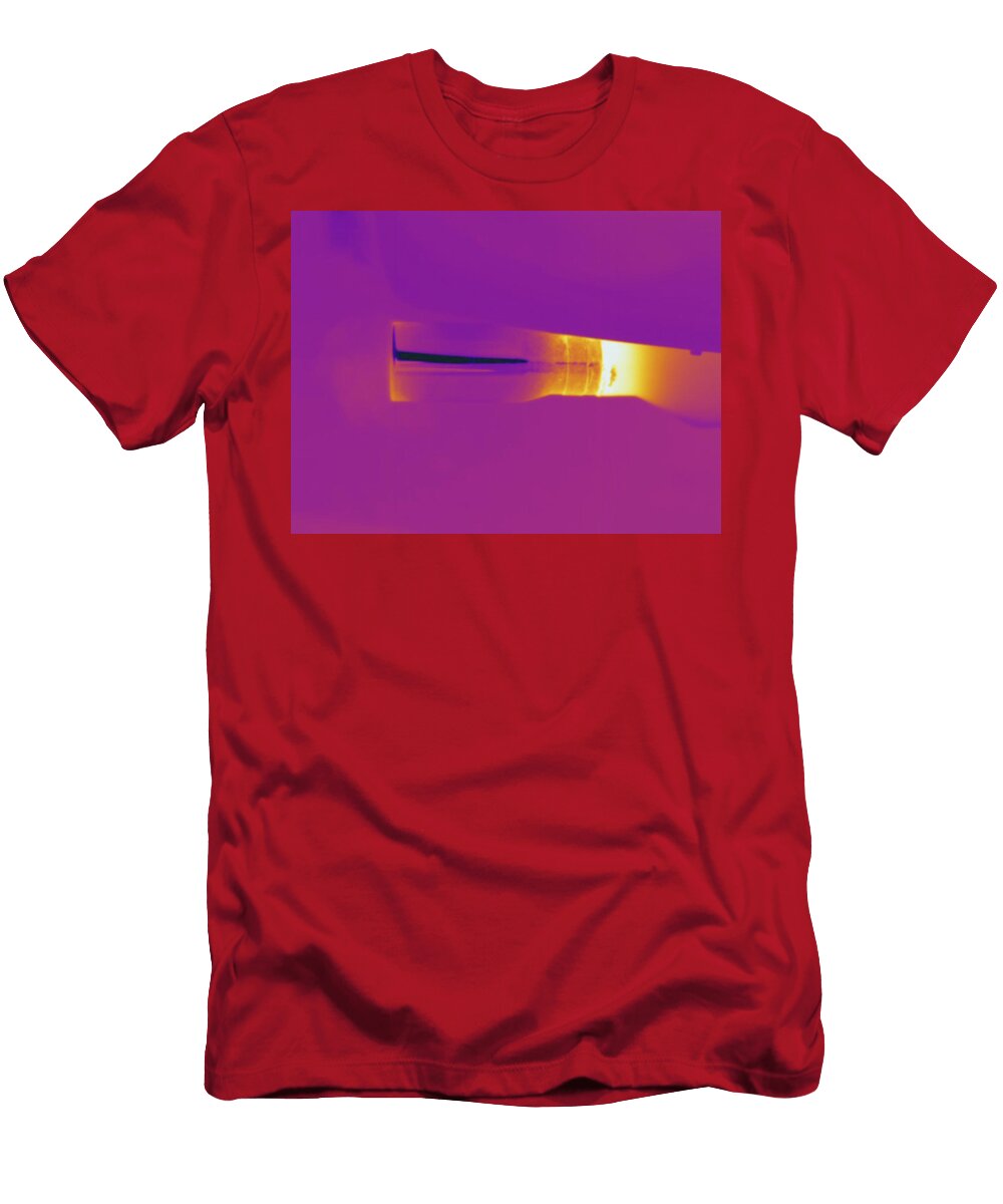 Tailpipe Exhaust Suv Thermogram Science Stock Photography T-Shirt