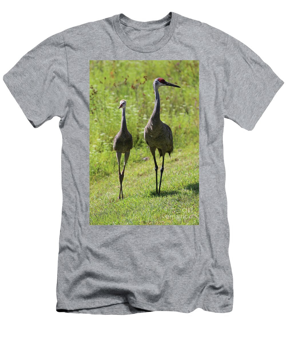 Tall and Proud Sandhill Cranes Carol Groenen T-Shirt