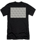 Tan and Black Minimal Line Art Pattern 2 Petite Pattern Minimal Graphic Designs T-Shirt