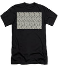 Tan and Black Modern Cube Geometric Shape Pattern Petite Pattern Minimal Graphic Designs T-Shirt