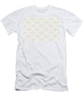 Tan and White Ornamental Shape Pattern 3 Petite Pattern Minimal Graphic Designs T-Shirt