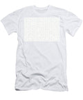 Tan and White Wavy Tessellation Line Pattern Petite Pattern Minimal Graphic Designs T-Shirt